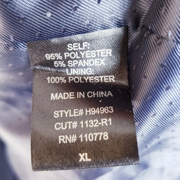 Anthropologie Hazel Blue Velvet Blazer Stretch Jacket Velour sz XL Boho Nautical - Picture 6 of 13